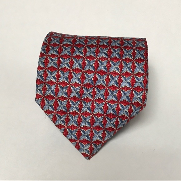 ERMENEGILDO ZEGNA Printed Silk Tie - Picture 1 of 2